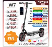 IScooter Scooter elettrico W7 8.5 pollici 36V 7.8Ah batteria, motore 350W, 25km + gamma, 3 modalità W7