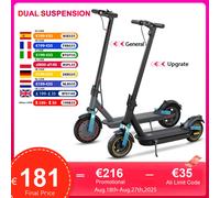 Scooter elettrico super motore da 500 W con doppia sospensione 35 KM / H Pneumatico antideflagrante da 10 pollici Smart APP Scooter pieghevole elettrico Dual Suspension-General version