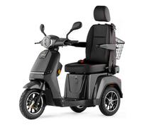 VELECO TURRIS con sedile regolabile, dispositivo altamente intuitivo, completamente assemblato, ausilio per disabili Batteria agli ioni di litio (Grigio)