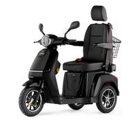 VELECO TURRIS con sedile regolabile, dispositivo altamente intuitivo, completamente assemblato, ausilio per disabili Batteria agli ioni di litio (Nero)