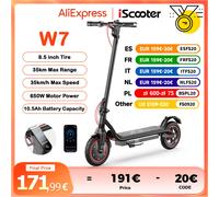 IScooter Scooter elettrico W7 8.5 pollici 36V 7.8Ah batteria, motore 350W, 25km + gamma, 3 modalità W7