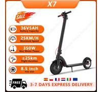 Scooter elettrico X7 per adulti, motore da 350 W, pneumatico da 8,5", portata 15 mph, portata 15 miglia, velocità di crociera, scooter leggero con batteria rimovibile 350W 36V5AH