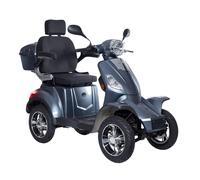 Scooter Elettrico Z-TECH ZT-19-M FASTER 4 Ruote per Disabili e Anziani Batteria Piombo -Grigio