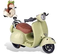 Scooter for 1st, 2nd and 3rd Generation Collectible Dolls, Interactive Electric Motorcycles with Lights, Music, for Collectible Dolls (Green)