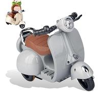 Scooter for 1st, 2nd and 3rd Generation Collectible Dolls, Interactive Electric Motorcycles with Lights, Music, for Collectible Dolls (Gray)