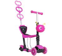 Scooter Homcom a 3 ruote per +18 mesi con sedile rimovibile 62X25X72,5 cm