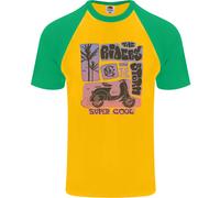 Scooter I Riders On The Storm Moto Uomini T-Shirt S/S Baseball