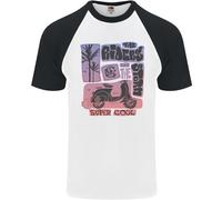 Scooter I Riders On The Storm Moto Uomini T-Shirt S/S Baseball