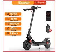 Scooter i10 Pro Scooter elettrico Pneumatico da 10 pollici 800W 48V 15Ah Pieghevole EScooter Velocità massima 45 km/h Portata 60KM Monopattini con app