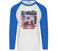 Scooter Il Motociclisti On The Storm Moto Uomo L/S Baseball T-Shirt