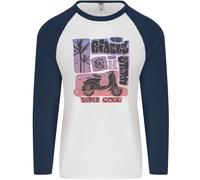 Scooter Il Motociclisti On The Storm Moto Uomo L/S Baseball T-Shirt