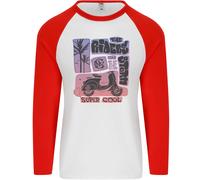 Scooter Il Motociclisti On The Storm Moto Uomo L/S Baseball T-Shirt