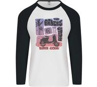 Scooter Il Motociclisti On The Storm Moto Uomo L/S Baseball T-Shirt