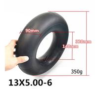 Scooter Interno Pneumatici Dritto / Curve Beccuccio Tubo Gomma 13X5.00-6/13