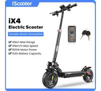 Scooter iX3/iX4 Scooter elettrico 800W 10/15Ah Potenti scooter elettrici 10 pollici antiscivolo iX4