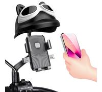 Scooter Monte del telefono, supporto per telefono per scooter elettrico | Anti Shake Cell Sub -Clamp - Motorbike specchietto retrovisore clip per telefono con cappello da sole impermeabile coppia