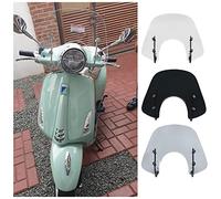 Scooter Parabrezza Parabrezza Zanzariera Deflettori Visiera per Vespa Primvera 50 125 150 Primavera50 Primavera125 2017 2018 2019 2020 2021 2022 Moto Sportive Parabrezza (Schermo alto e chiaro)