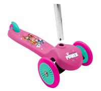 Scooter per bambini Disney a 3 ruote Paw Patrol rosa, pieghevole e regolabile co