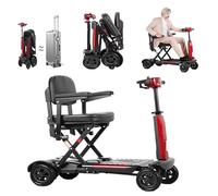 Scooter Per Disabili A 4 Ruote, Scooter Elettrico Pieghevole Automatico Portatile, Design Comodo E Pieghevole, Per Anziani E Disabili Automaticfolding,15A