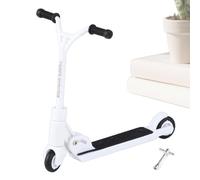 Scooter per Dita, Mini Giocattolo da Scrivania per Bambini Adulti, Fidget Realistico per Viaggio Tragitto, Giocattolo Pieghevole per Aula Aereo, Mini Scooter Portatile per Uomini Donne Studenti