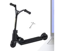 Scooter per Dita, Mini Giocattolo da Scrivania per Bambini Adulti, Fidget Realistico per Viaggio Tragitto, Giocattolo Pieghevole per Aula Aereo, Mini Scooter Portatile per Uomini Donne Studenti