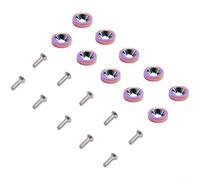 Scooter per parafango viti 10pcs argento nero scooter per parafango (colori vivaci)