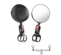 Scooter retrovisore per scooter compatibile con Segway Ninebot Tutti i KickScooter MAX G30 G2 G3 ZT3 Pro GT3 F3 E3 (tranne Air T15), specchietti retrovisori grandangolari regolabili Accessori