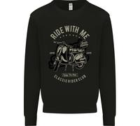 Scooter Ride With Me Motorcycle Uomo Sweatshirt Jumper