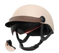 Scooter Safety Hat - Multi-sport Collision Protection Motorcycle Safety Hat with Sun Visor - Half Hats for Men Women