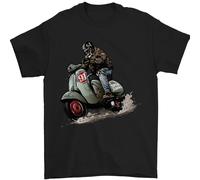 Scooter T-Shirt Ciclomotore Educazione Fisica Uomo Divertente T-Shirt 2
