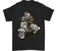 Scooter T-Shirt Ciclomotore Educazione Fisica Uomo Divertente T-Shirt 2