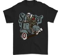 Scooter T-Shirt Ciclomotore Educazione Fisica Uomo Divertente T-Shirt 2