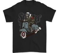 Scooter T-Shirt Ciclomotore Educazione Fisica Uomo Divertente T-Shirt 2