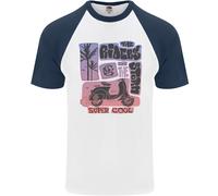 Scooter The Riders On The Storm Motorbike Uomo S/S Baseball T-Shirt