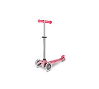 Scooter tre ruote Micro Mobility Mini Micro Deluxe Glow LED Plus bambini 2 a 5 anni ruote LED luminescenti rosa - Nouvo