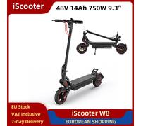 Scooter W8 Scooter elettrico 48V 14Ah 750W Off-Road 9.3 "Pneumatici E-scooter Voltix App Controllo Mozzo Freno a disco 120kg Carico 40 km/h