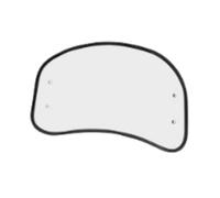 Scooter Windshield - Motorcycle Windscreen | Vintage Windshield | Scooter Wind Screen | Shock Proof Vintage Motorcycle Windshield | Multipurpose Scooter Windshield High Strength For Blocks Wind, Mud