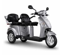Scooter Z-TECH ZT-18 "TRILUX 3.0" 3 RUOTE 2 Posti Differenziale Anziani-Grigio