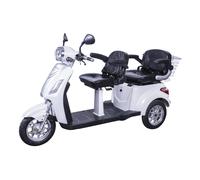 Scooter Z-TECH ZT-18 "TRILUX 3.0" 3 RUOTE 2 Posti Differenziale per Anziani-Bianco