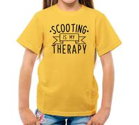 Scooting È My Therapy - T-Shirt - Scooter Scoot Moto E Spingere