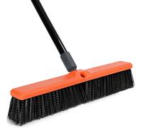 Scopa a Spinta Da 45,7 Cm per Esterni, Resistente per Vialetti, Marciapiedi, Pat