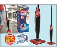 scopa a vapore portatile elimina i batteri vileda steam con panni microfibra