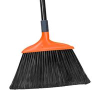Scopa Ad Angolo Con Manico Lungo, Larga 36,8 Cm, per Garage, Cortile, Marciapied