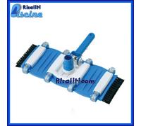 SCOPA ASPIRATORE Flexvac Silver 8 MAREVA CON RUOTE E SPAZZOLE PULIZIA PISCINA