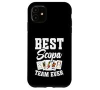 Scopa Cards Entusiast Giocatore di Carte Miglior Team Scopa Custodia per iPhone 11