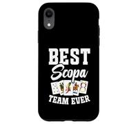 Scopa Cards Entusiast Giocatore di Carte Miglior Team Scopa Custodia per iPhone XR