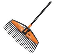 SCOPA DA GIARDINO 25 denti FISKARS SOLID L manico alluminio 175 cm.