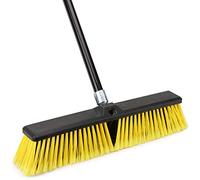 Scopa da giardino per esterni resistente manico lungo telescopico con setole rigide scope per pavimenti in cemento per pulire strofinare vialetto piastrelle giardino piscina varie superfici ruvide