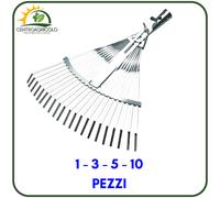 SCOPA DA GIARDINO REGOLABILE AGEF METALLO ZINCATO 21 DENTI ATTACCO CONICO UNIVER