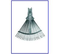 Scopa da Giardino Regolabile Senza Manico Rastrello per Pulizia Foglie Erba